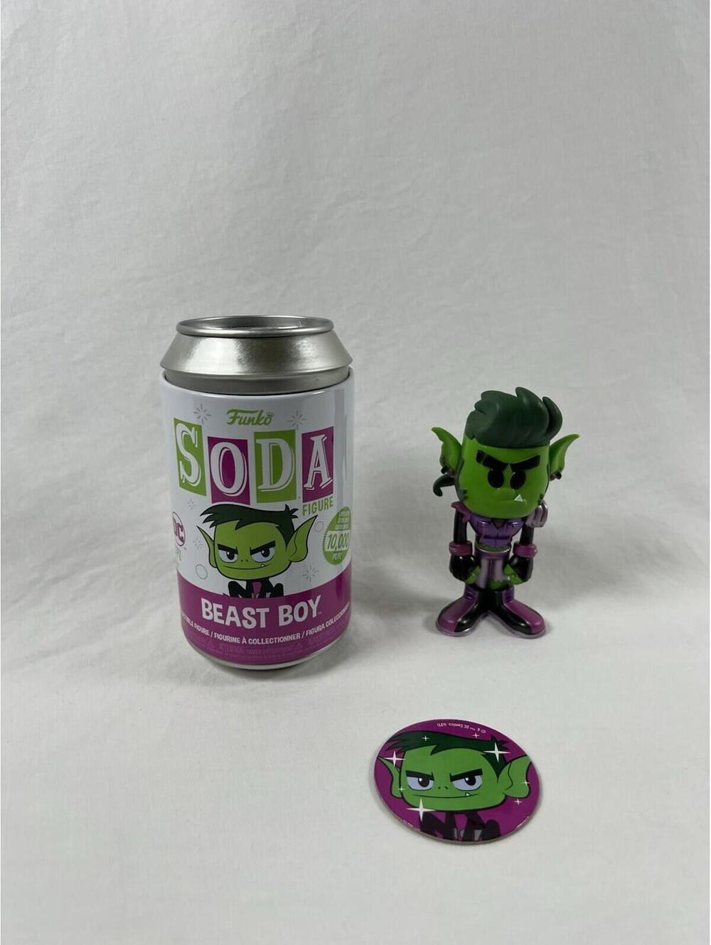 Funko Soda Metallic Beast Boy Teen Titans Limited 1/1600 DC Comics
